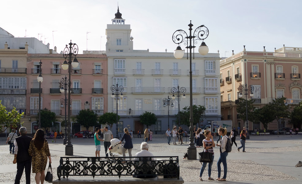 Cádiz: Turm mit Türmchen Cádiz: Turm mit Türmchen